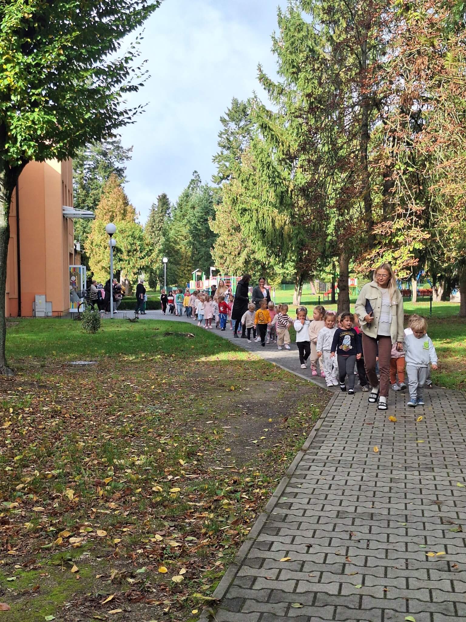 Próbna ewakuacja w przedszkolu