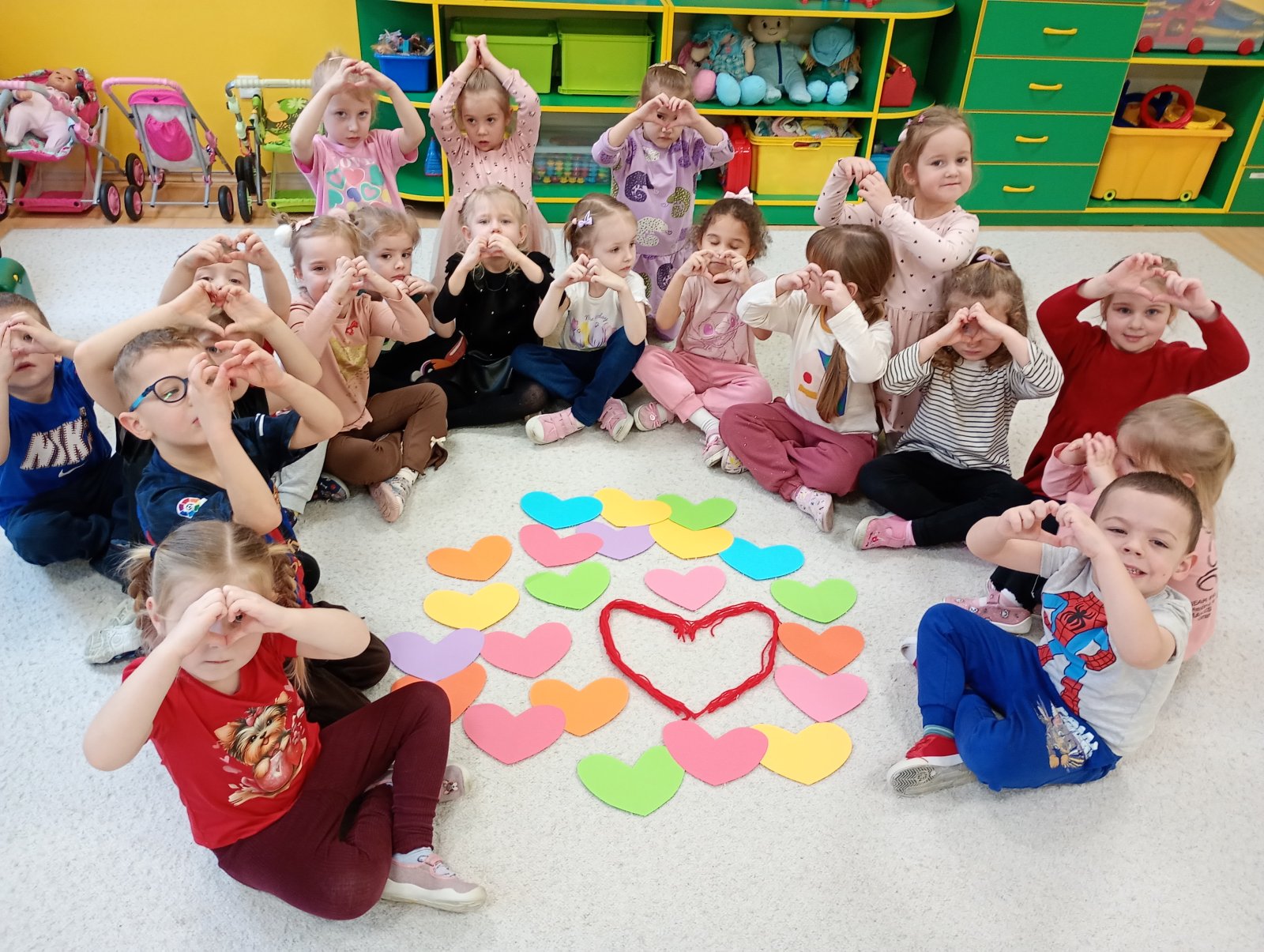 Walentynkowe zabawy w „Bratkach”