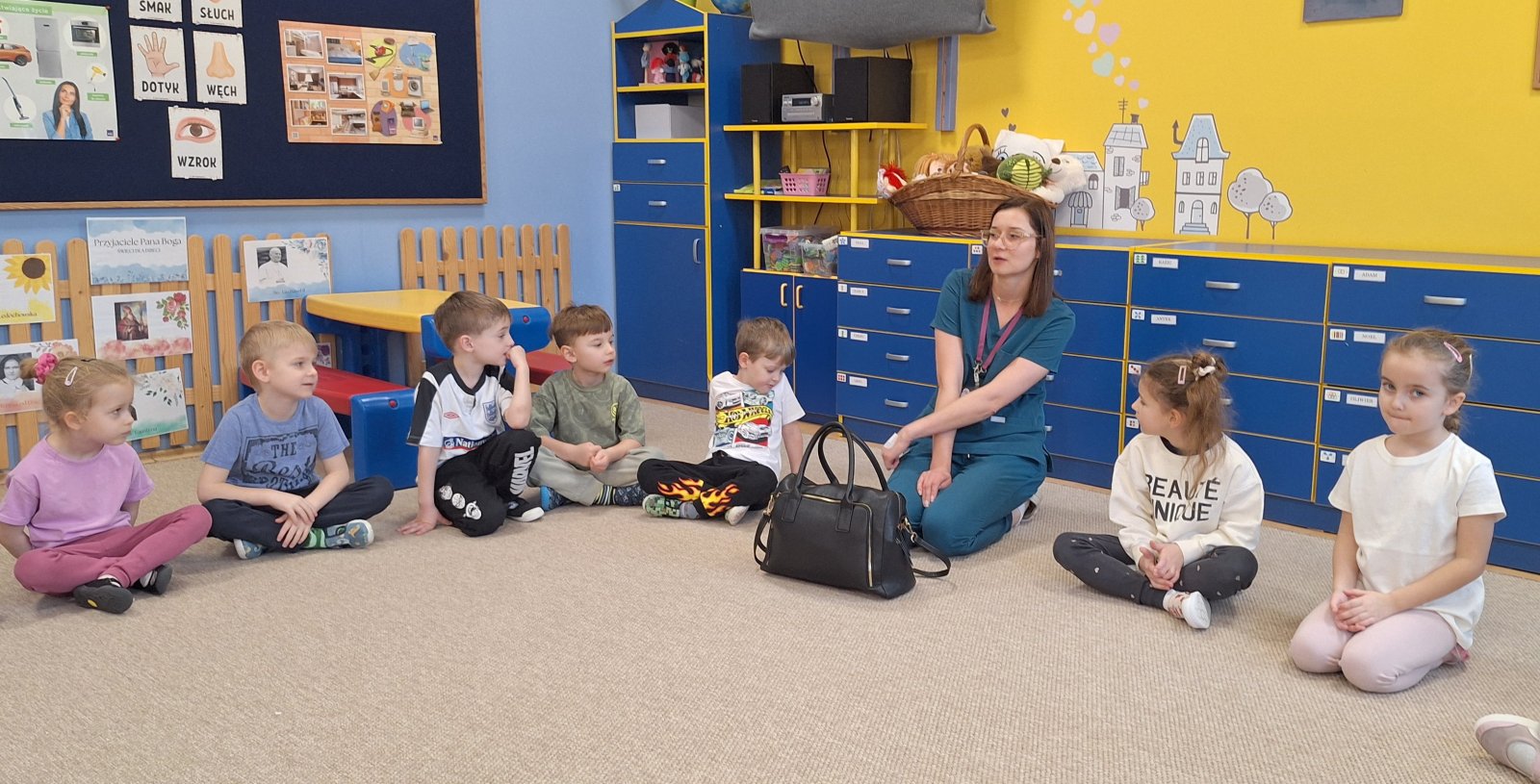 Wizyta pielęgniarki.